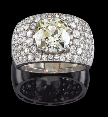 Diamantring zus. ca. 5 ct - Jewellery