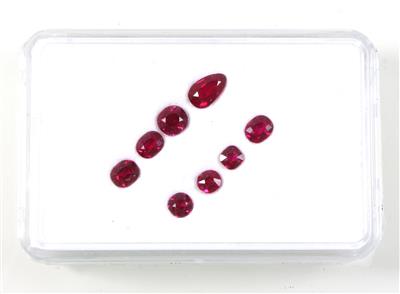 Lot lose unbehandelte Rubine zus. 3,60 ct - Klenoty