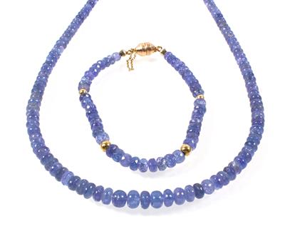 Tansanit Hals- und Armkette - Jewellery