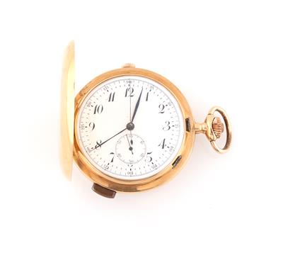 Große Taschenuhr mit Viertelstundenrepetition und Chronograph - Uhren und Herrenaccessoires