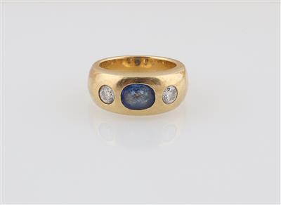 Brillant Saphir Ring - Hodinky