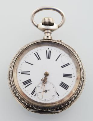 Dekorative Taschenuhr, um 1860 - Uhren- u. Herrenaccessoires