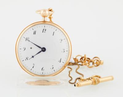 Pocket watch with 1/4 hour repeater, c. 1840 - Watches and men's accessories