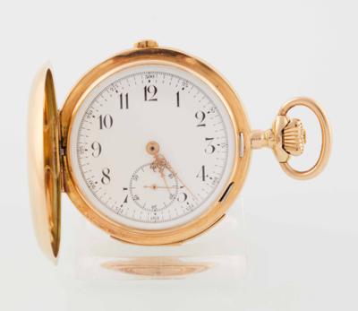 Pocket watch with stop function and minute repeater, c. 1905 - Hodinky a pánské doplňky