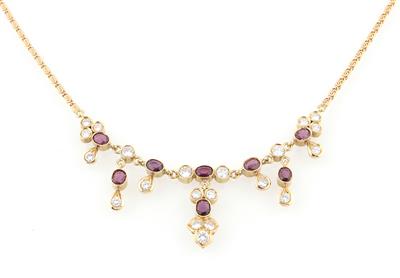 Brillantcollier zus. ca.2,15 ct - Schmuck