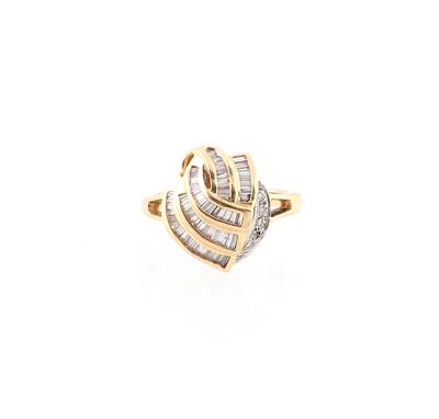 Diamant Damenring zus. ca. 0,65 ct - Diamantschmuck