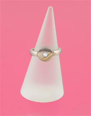 Brillantsolitär Ring ca. 0,10 ct - Schmuck