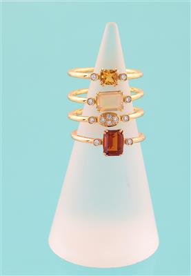 Brillant Schmuckstein Ring - Gioielli