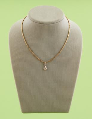Diamant Solitär Collier ca. 0,30 ct - Jewellery