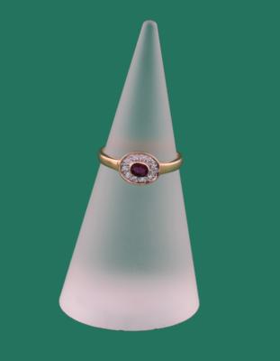 Diamant Rubinring - Schmuck