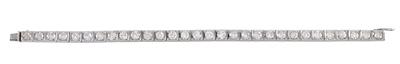 A brilliant bracelet, total weight ca. 9,50 ct - Klenoty