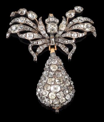 A diamond pendant total weight c. 8 ct - Klenoty