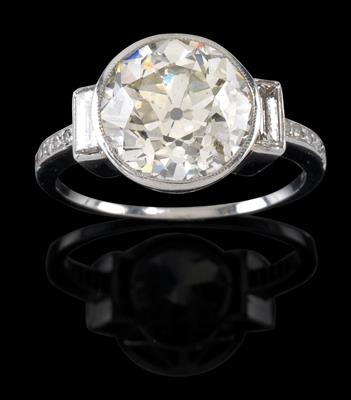 A diamond ring total weight c. 4.80 ct - Klenoty