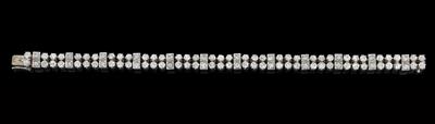 A brilliant bracelet, total weight ca. 6,50 ct - Jewellery
