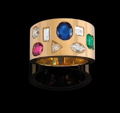 Le Grale - A diamond and gemstone ring - Klenoty