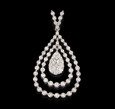 A brilliant pendant total weight 2.27 ct - Jewellery