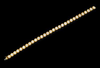 Brillantarmband zus. ca. 13 ct - Juwelen