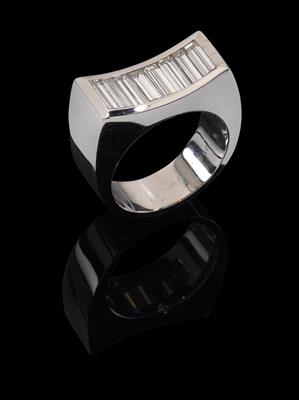 A diamond ring total weight c. 1.50 ct - Jewellery