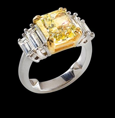A diamond ring total weight c. 5.70 ct - Klenoty