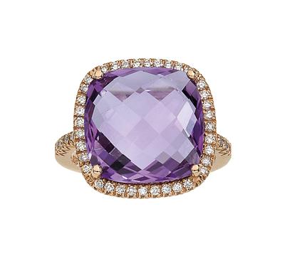 Amethystring 11,50 ct - Juwelen