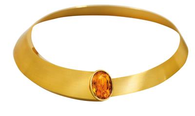 A citrine necklace 27,77 ct - Jewellery