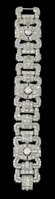 A diamond bracelet total weight c. 30 ct - Klenoty