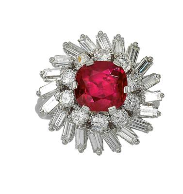 Ring with untreated ruby c. 2.50 ct - Klenoty