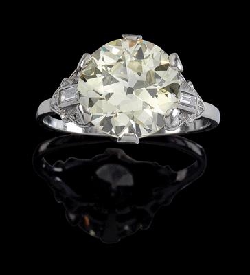 Altschliffbrillantring ca. 4,10 ct - Juwelen