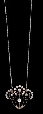 An old-cut diamond necklace, total weight c. 2.65 ct - Gioielli