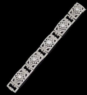 A brilliant bracelet, total weight c. 14 ct - Klenoty