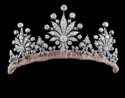 Diamantdiadem zus. ca. 28 ct - Juwelen