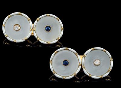 A pair of brilliant cufflinks - Jewellery