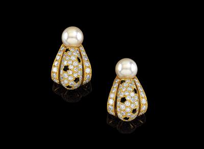 A pair of Cartier earclips ‘Panthère’ - Gioielli