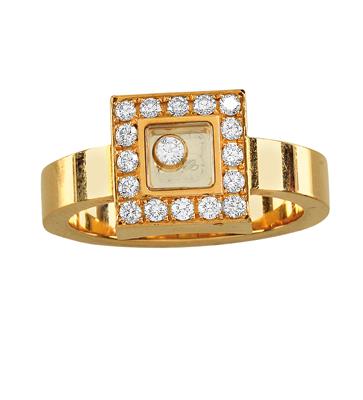 Chopard Brillantring zus. ca. 0,30 ct Happy Diamonds - Juwelen