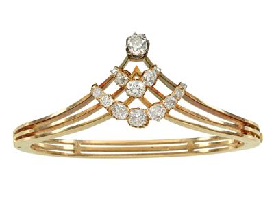 A diamond bangle total weight c. 2.50 ct - Jewellery