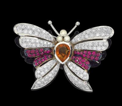 A brilliant brooch - Butterfly - Klenoty
