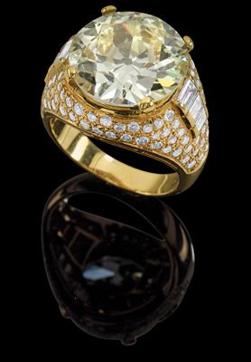 Bulgari Altschliffbrillantring Trombino 9,55 ct - Juwelen