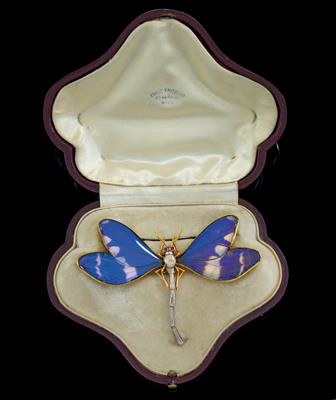 Ernst Paltscho – A brooch, Dragonfly - Gioielli