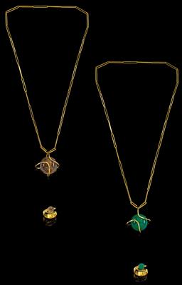 Friedrich Becker – A jewellery set - Jewellery