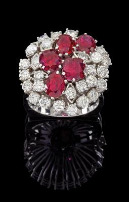 A brilliant and ruby ring - Gioielli