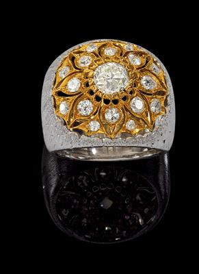 A Buccellati diamond ring total weight c. 2.20 ct - Jewellery