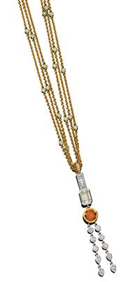 A diamond pendant, total weight c. 3.90 ct - Jewellery