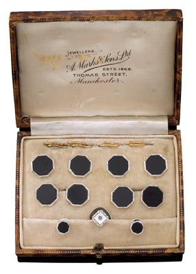 A gentleman's jewellery set - Klenoty