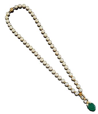 A Cartier cultured pearl necklace - Klenoty