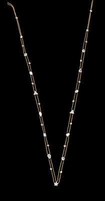 A diamond necklace, total weight c. 6 ct - Klenoty