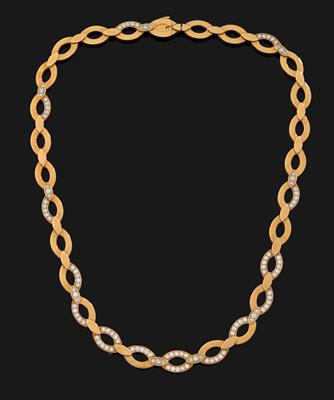 A brilliant necklace by Cartier total weight c. 2 ct - Klenoty
