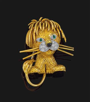 A ‘Lion Ebouriffe’ brooch by Van Cleef & Arpels - Klenoty
