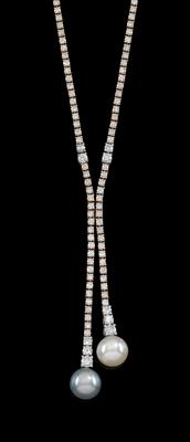 Brillantcollier zus. ca. 5 ct - Juwelen