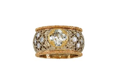 A brilliant ring by Buccellati, total weight c. 2.30 ct, from an old European aristocratic collection - Klenoty