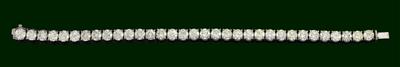 A brilliant bracelet, total weight c. 17.30 ct - Jewellery